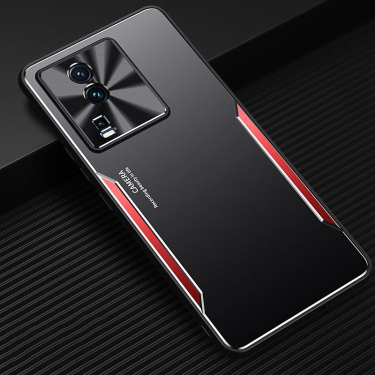 For vivo iQOO Neo7 Blade Series TPU + Alloy Protective Phone Case