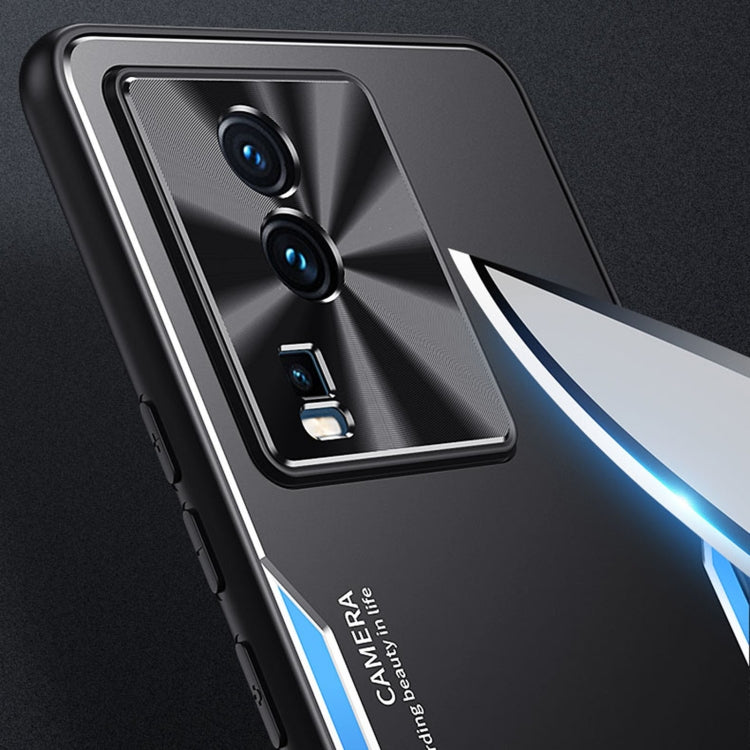 For vivo iQOO Neo7 Blade Series TPU + Alloy Protective Phone Case
