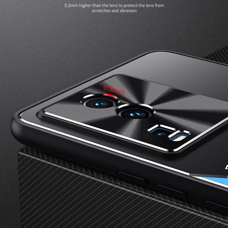 For vivo iQOO Neo7 Blade Series TPU + Alloy Protective Phone Case