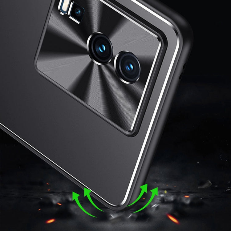 For vivo iQOO Neo7 Blade Series TPU + Alloy Protective Phone Case