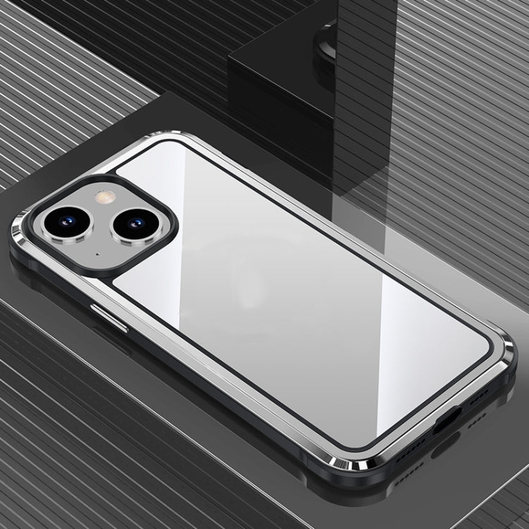 For iPhone 14 / 13 Steel Armour Series Metal + PC Phone Case