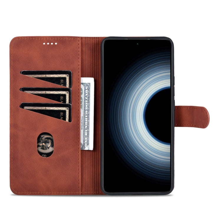 For Xiaomi 12T / 12T Pro / Redmi K50 Ultra AZNS Skin Feel Calf Texture Flip Leather Phone Case