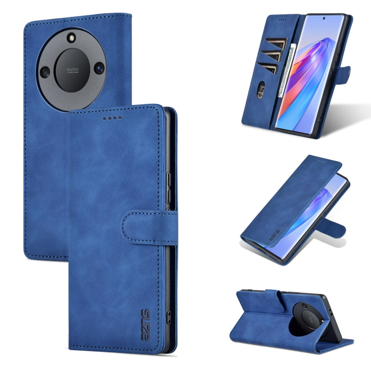 For Honor X40 AZNS Skin Feel Calf Texture Flip Leather Phone Case