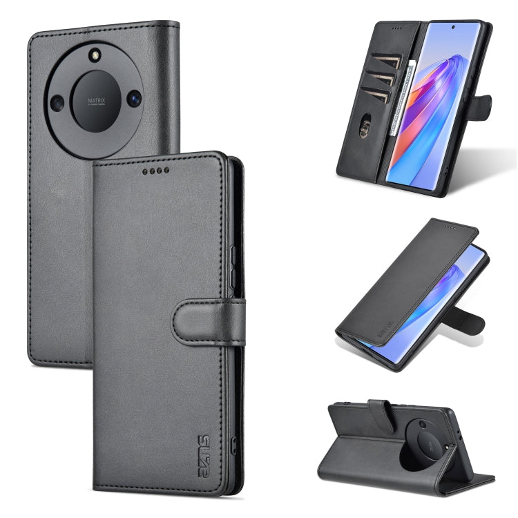For Honor X40 AZNS Skin Feel Calf Texture Flip Leather Phone Case