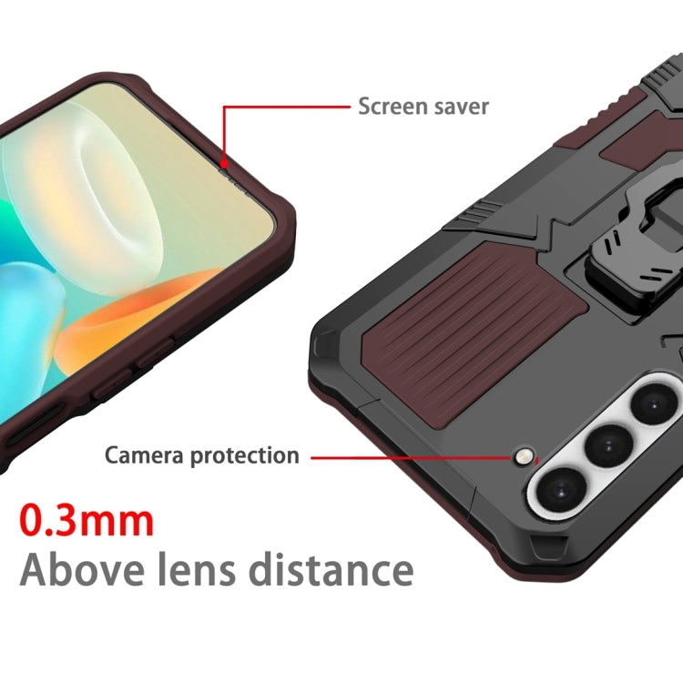 For Samsung Galaxy S23 5G Armor Warrior Shockproof PC + TPU Phone Case