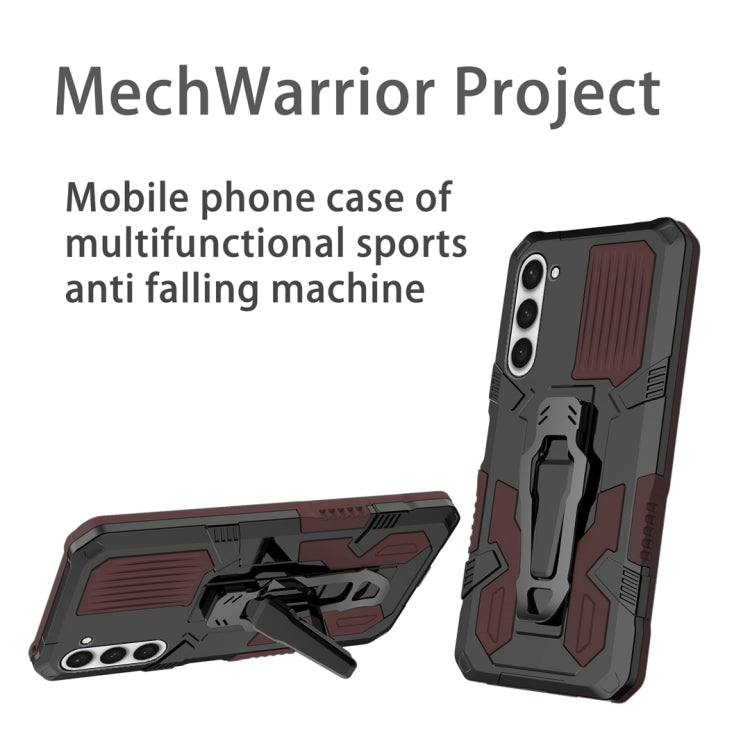 For Samsung Galaxy S23 5G Armor Warrior Shockproof PC + TPU Phone Case