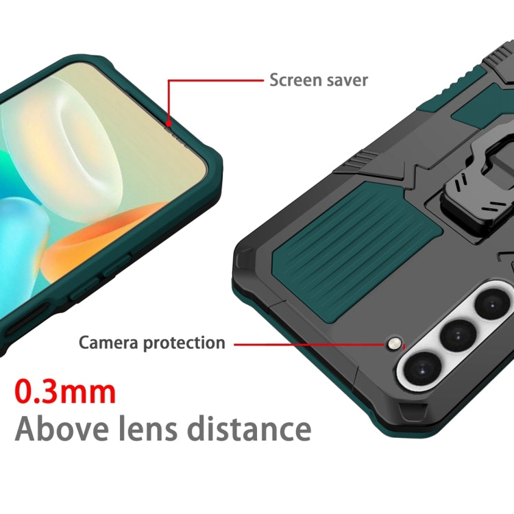 For Samsung Galaxy S23 5G Armor Warrior Shockproof PC + TPU Phone Case