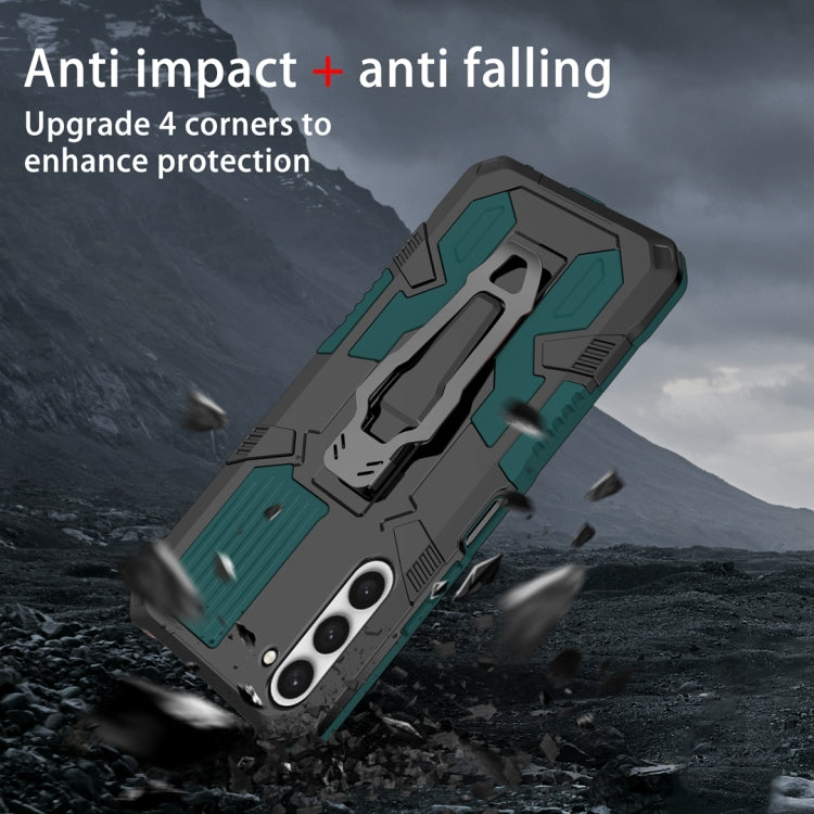 For Samsung Galaxy S23 5G Armor Warrior Shockproof PC + TPU Phone Case