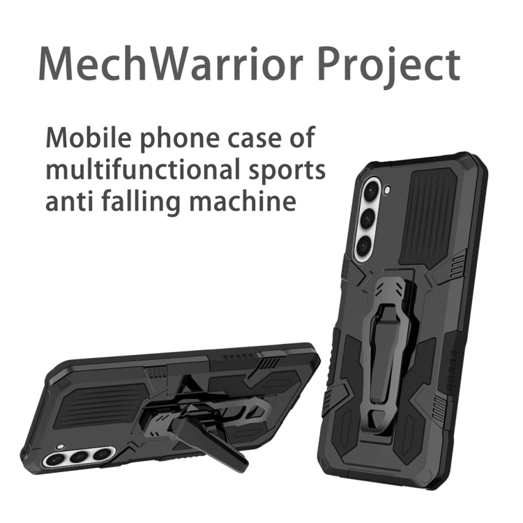 For Samsung Galaxy S23 5G Armor Warrior Shockproof PC + TPU Phone Case