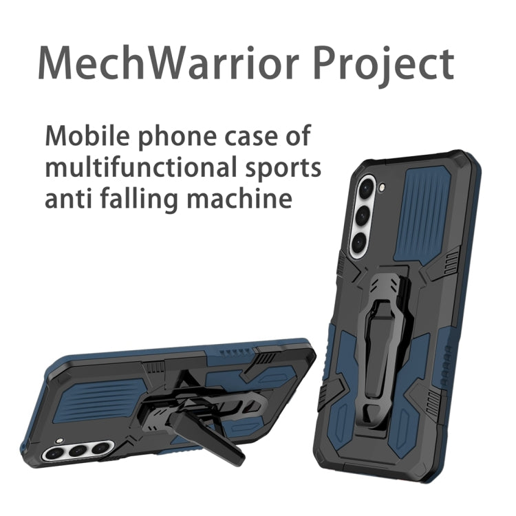 For Samsung Galaxy S23 5G Armor Warrior Shockproof PC + TPU Phone Case