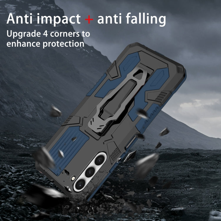 For Samsung Galaxy S23 5G Armor Warrior Shockproof PC + TPU Phone Case