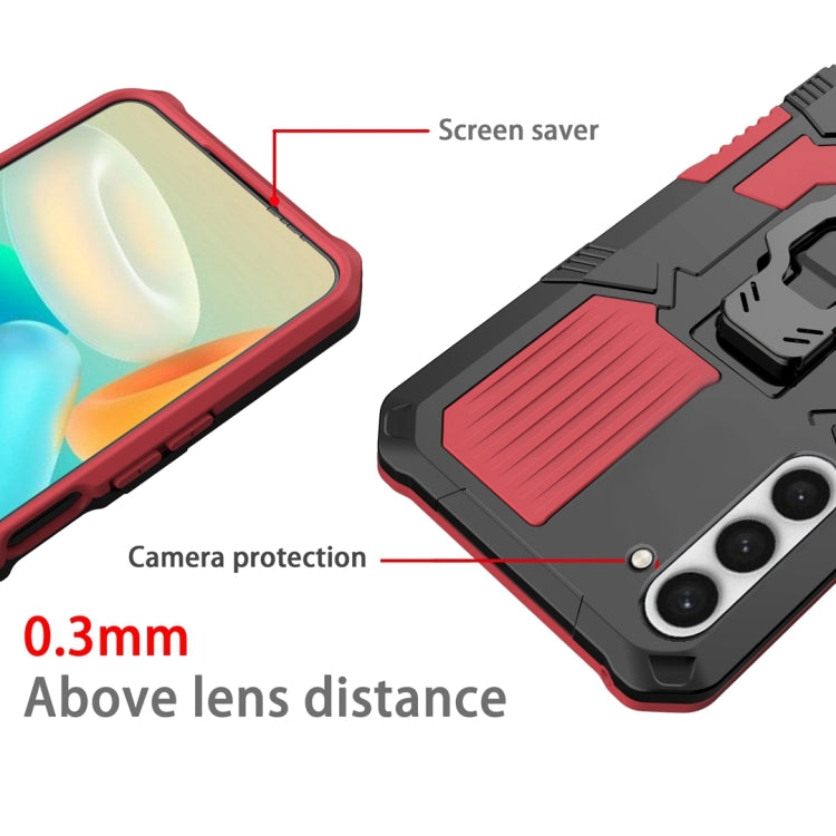For Samsung Galaxy S23 5G Armor Warrior Shockproof PC + TPU Phone Case