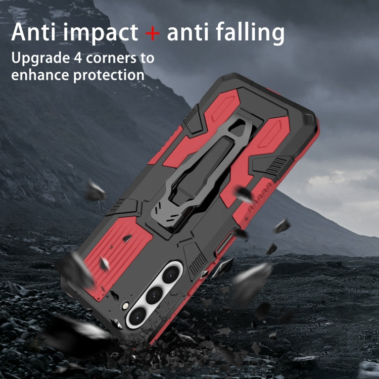For Samsung Galaxy S23 5G Armor Warrior Shockproof PC + TPU Phone Case