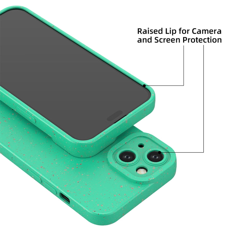 For iPhone 14 Wheat Straw Degradable Phone Case