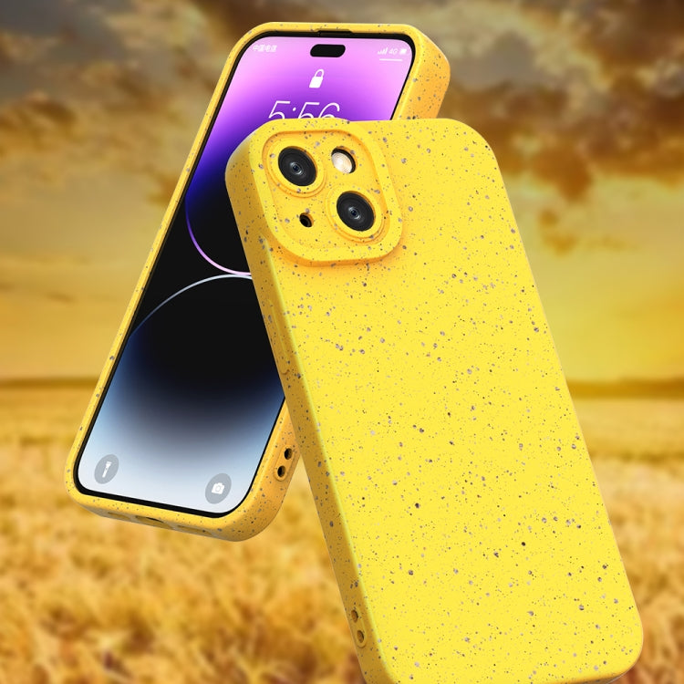 For iPhone 14 Wheat Straw Degradable Phone Case