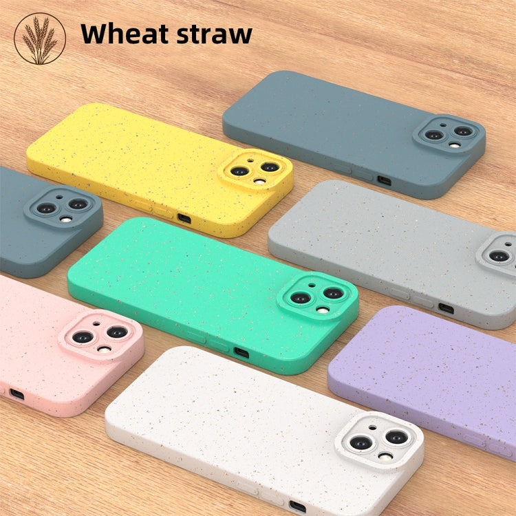 For iPhone 14 Wheat Straw Degradable Phone Case