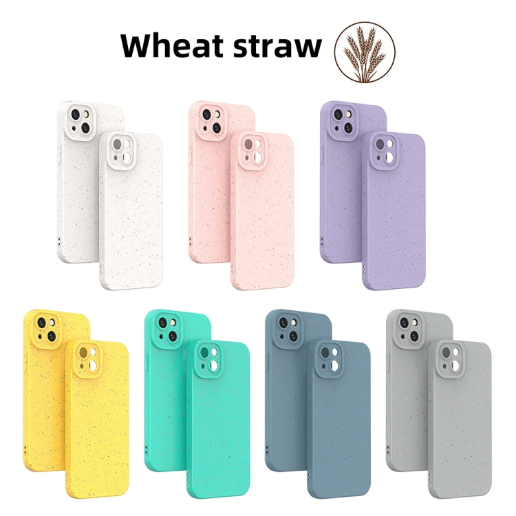 For iPhone 14 Plus Wheat Straw Degradable Phone Case