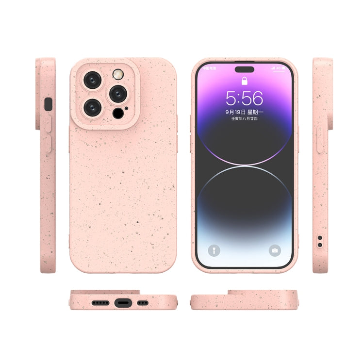 For iPhone 14 Pro Wheat Straw Degradable Phone Case