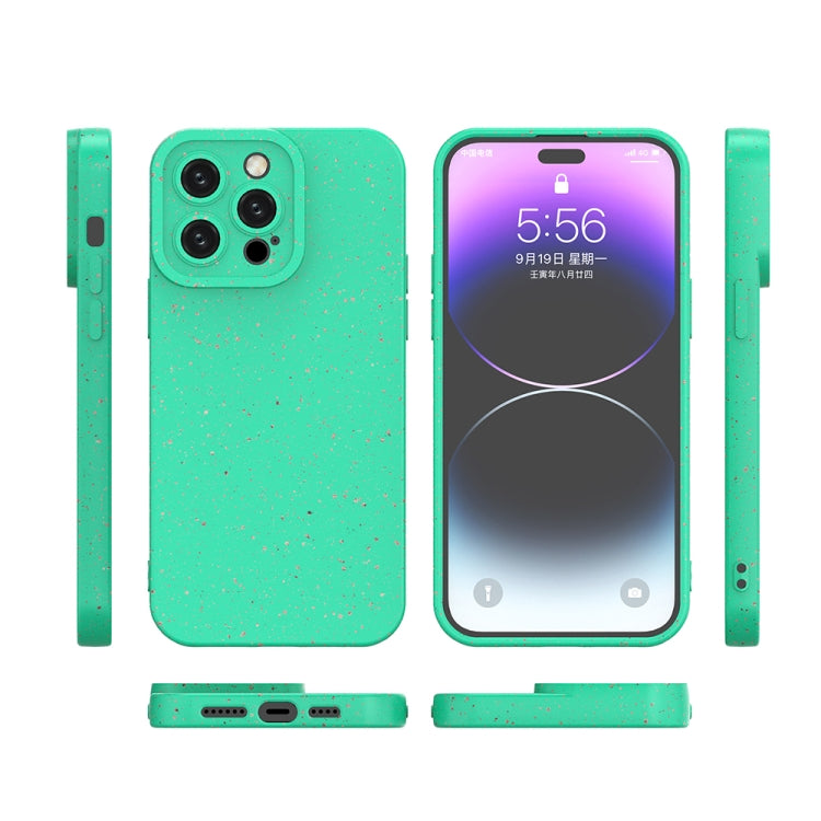 For iPhone 14 Pro Max Wheat Straw Degradable Phone Case