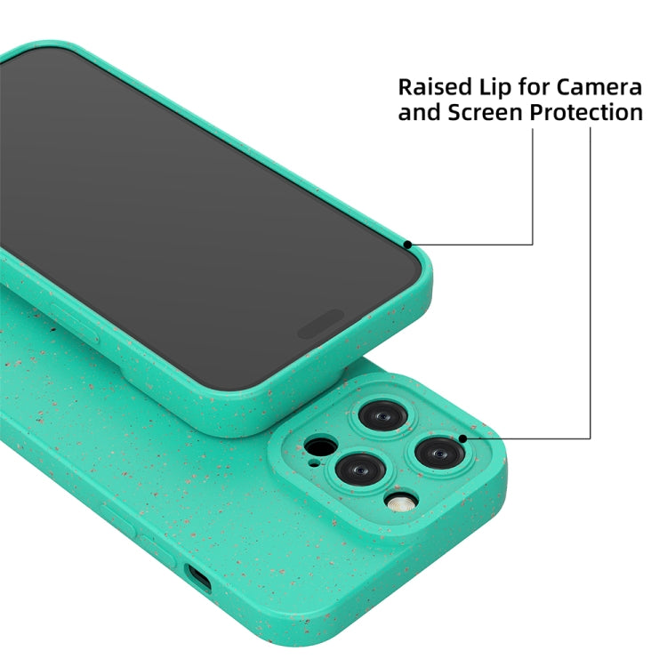 For iPhone 14 Pro Max Wheat Straw Degradable Phone Case