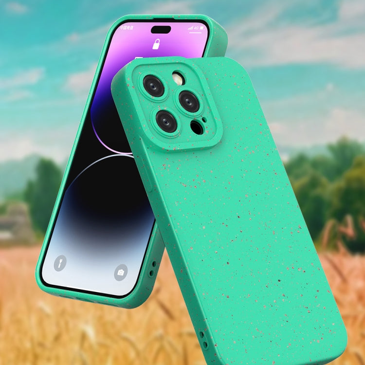 For iPhone 14 Pro Max Wheat Straw Degradable Phone Case