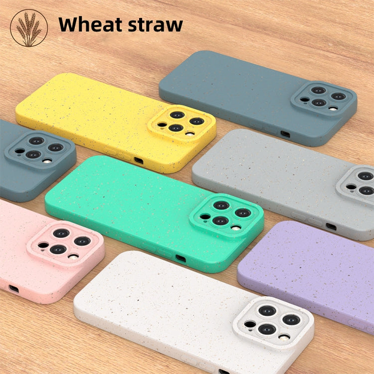 For iPhone 14 Pro Max Wheat Straw Degradable Phone Case