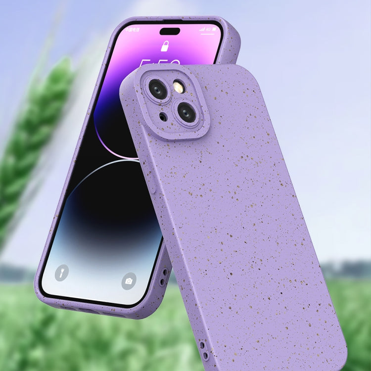 For iPhone 13 Wheat Straw Degradable Phone Case