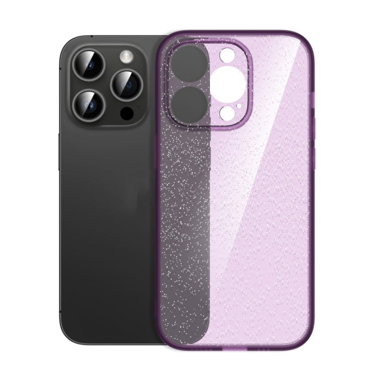 For iPhone 14 Pro Max Glitter Powder TPU Phone Case