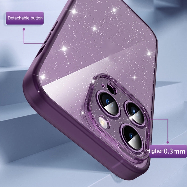 For iPhone 13 Pro Glitter Powder TPU Phone Case