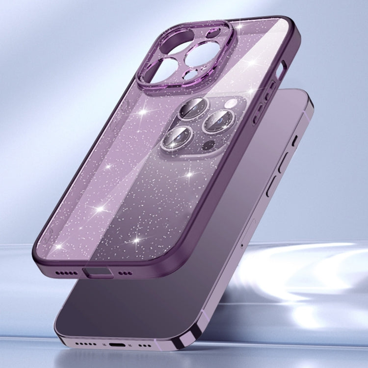 For iPhone 12 Pro Max Glitter Powder TPU Phone Case
