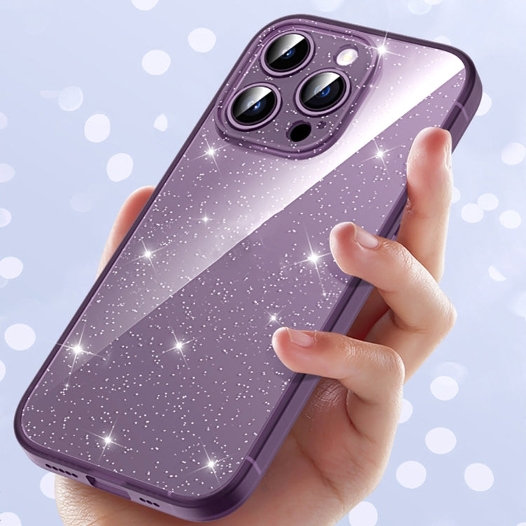 For iPhone 12 Pro Max Glitter Powder TPU Phone Case