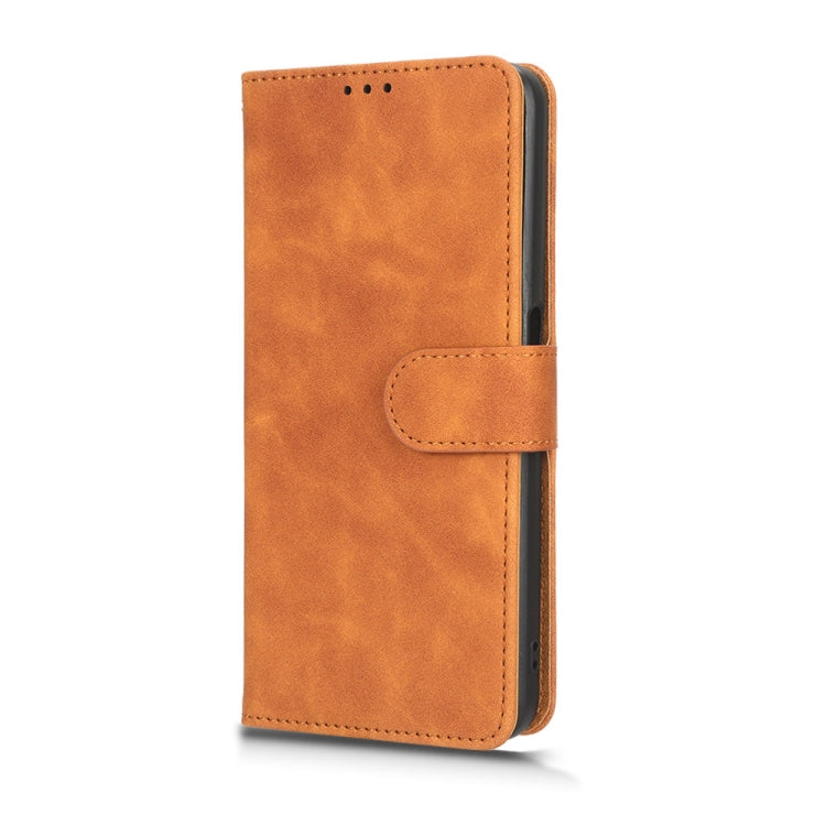 For OPPO A58 5G Skin Feel Magnetic Flip Leather Phone Case