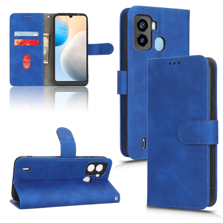 For Tecno Pop 6 Skin Feel Magnetic Flip Leather Phone Case