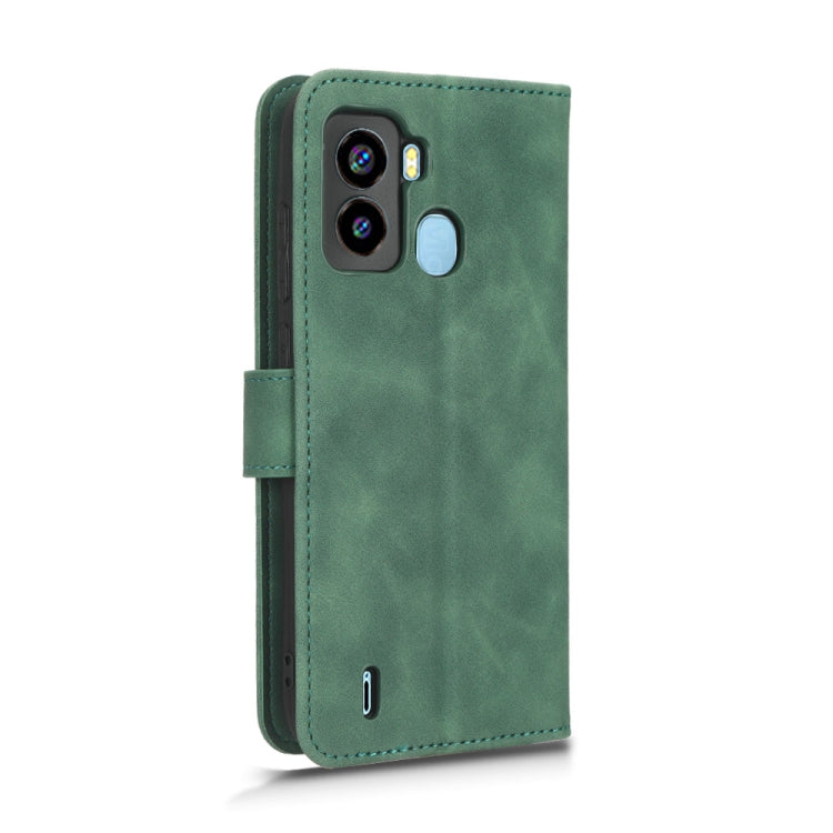 For Tecno Pop 6 Skin Feel Magnetic Flip Leather Phone Case