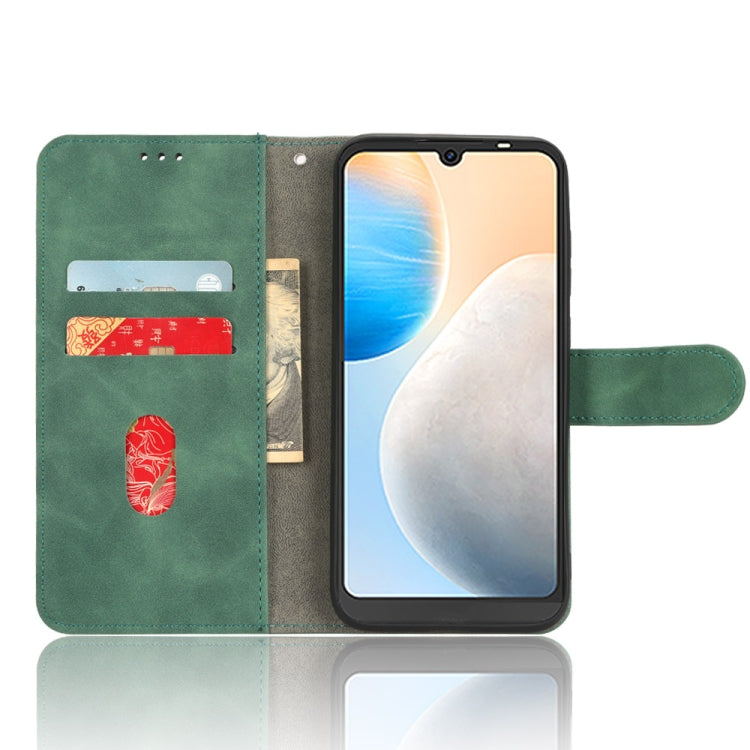 For Tecno Pop 6 Skin Feel Magnetic Flip Leather Phone Case
