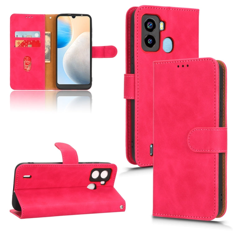 For Tecno Pop 6 Skin Feel Magnetic Flip Leather Phone Case