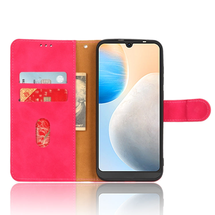 For Tecno Pop 6 Skin Feel Magnetic Flip Leather Phone Case