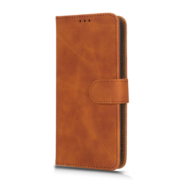 For Tecno Pop 6 Skin Feel Magnetic Flip Leather Phone Case