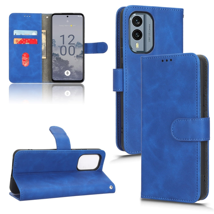 For Nokia X30 5G Skin Feel Magnetic Flip Leather Phone Case