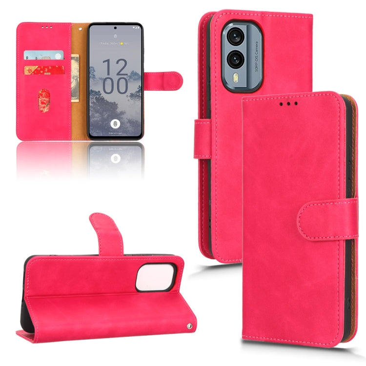 For Nokia X30 5G Skin Feel Magnetic Flip Leather Phone Case
