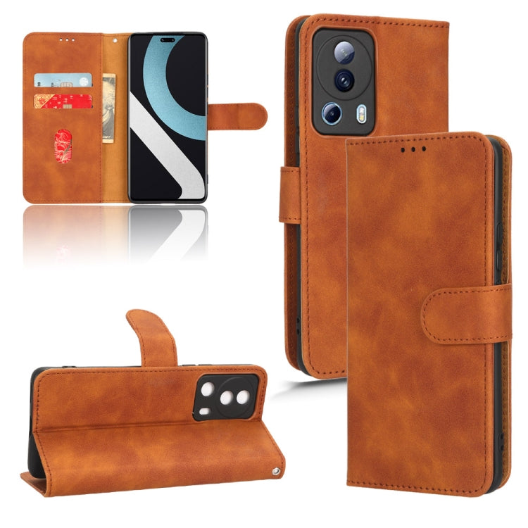 For Xiaomi Civi 2 5G Skin Feel Magnetic Flip Leather Phone Case