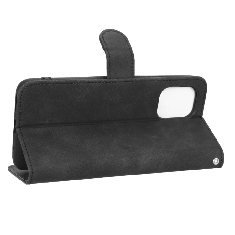 For UMIDIGI C1 Skin Feel Magnetic Flip Leather Phone Case