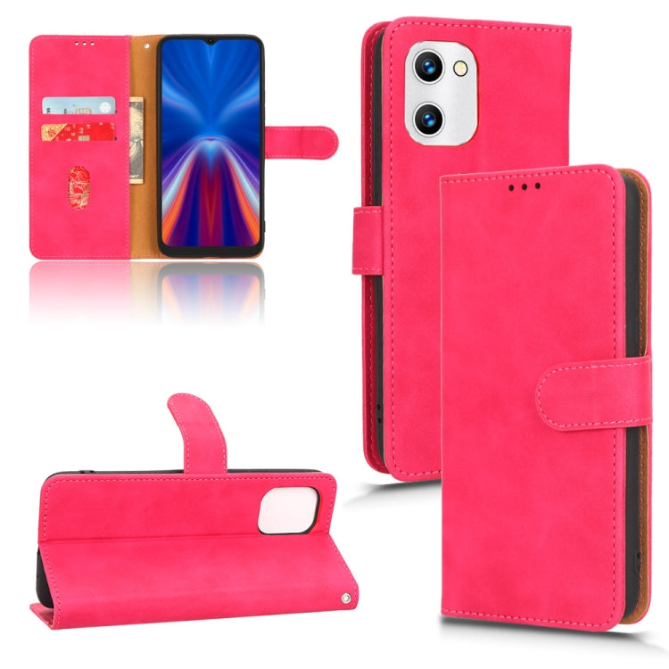 For UMIDIGI C1 Skin Feel Magnetic Flip Leather Phone Case