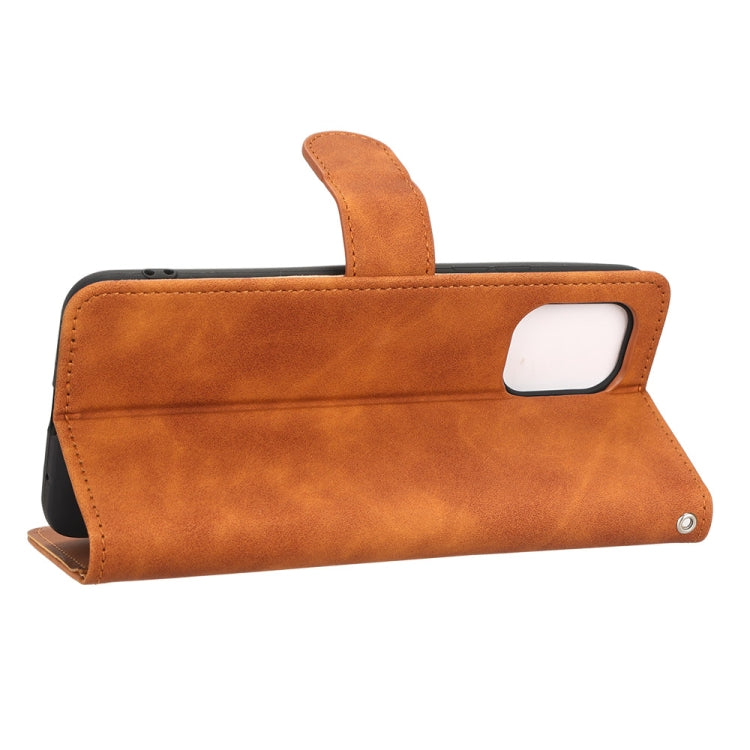 For UMIDIGI C1 Skin Feel Magnetic Flip Leather Phone Case