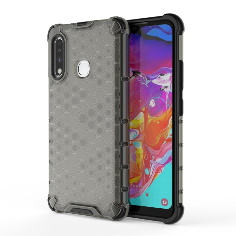For Galaxy A70e Shockproof Honeycomb PC + TPU Protective Case