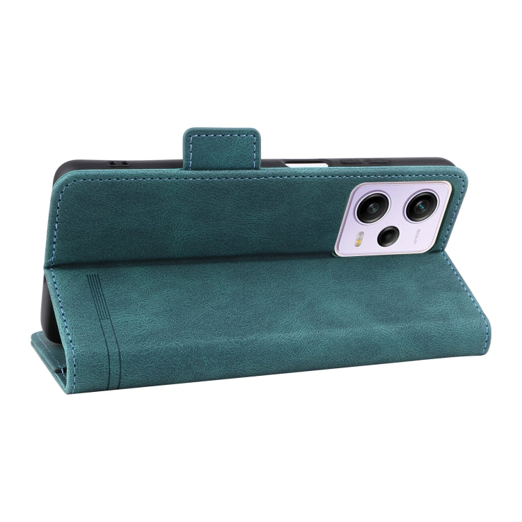 For Xiaomi Redmi Note 12 Pro 5G China Magnetic Clasp Flip Leather Phone Case