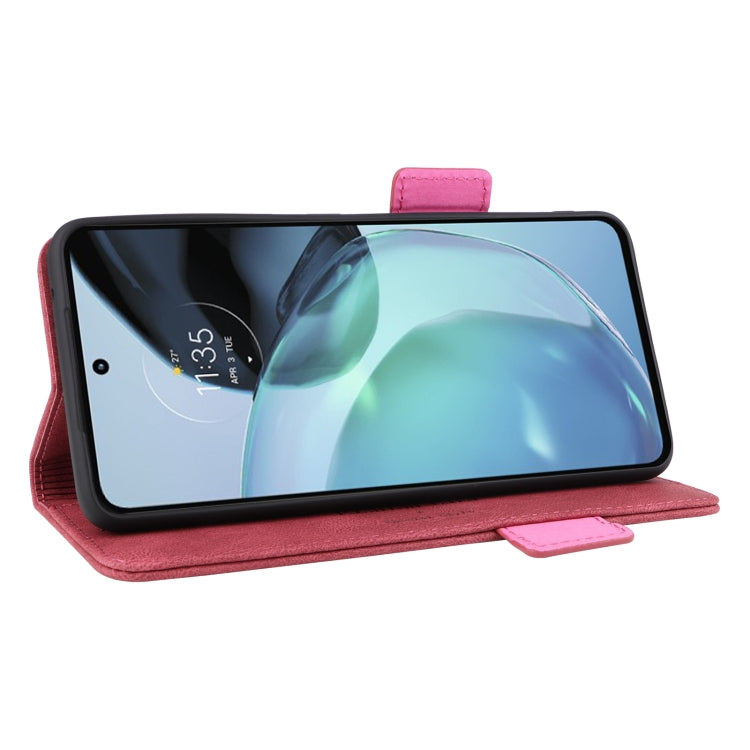 For Motorola Moto G72 4G Magnetic Clasp Flip Leather Phone Case