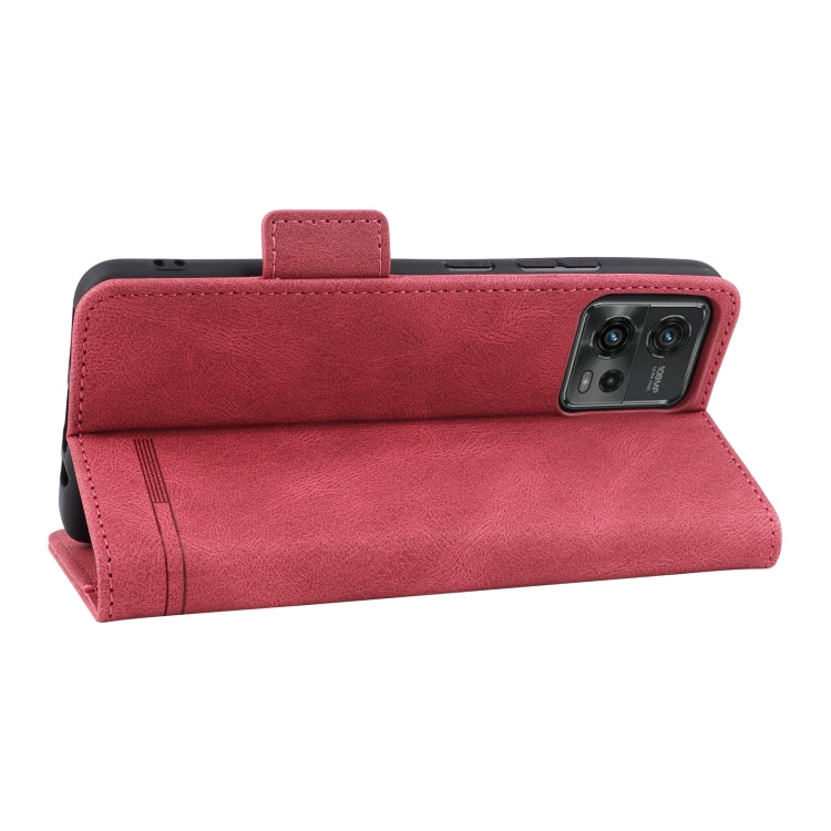 For Motorola Moto G72 4G Magnetic Clasp Flip Leather Phone Case