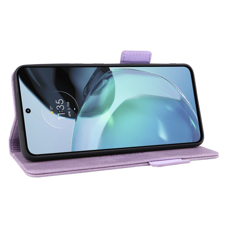 For Motorola Moto G72 4G Magnetic Clasp Flip Leather Phone Case