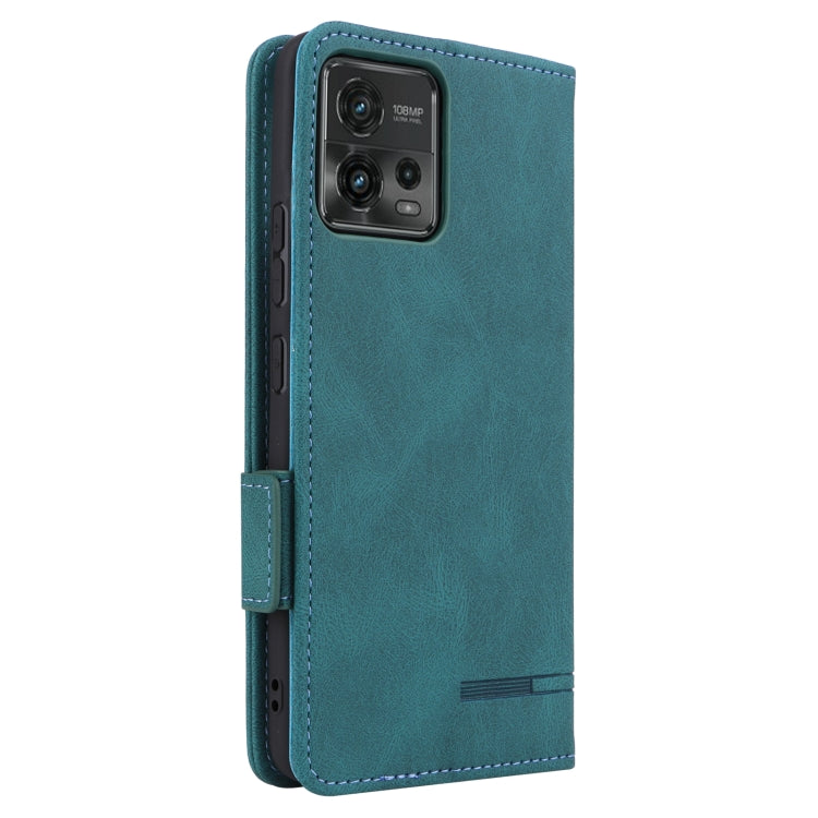 For Motorola Moto G72 4G Magnetic Clasp Flip Leather Phone Case